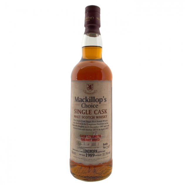 Mackillop’s Choice－龍摩恩1989單桶單一麥芽威士忌