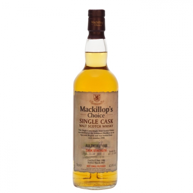 Mackillop’s Choice AULTMORE 1986 Single Cask Malt Scotch Whisky