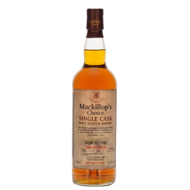 Mackillop’s Choice GLENLIVET 1989 Single Cask Malt Scotch Whisky