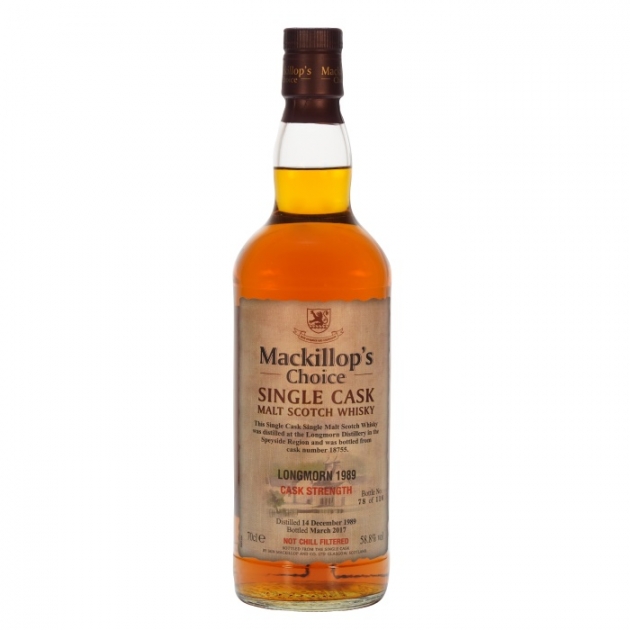 Mackillop’s Choice LONGMORN 1989 Single Cask Malt Scotch Whisky