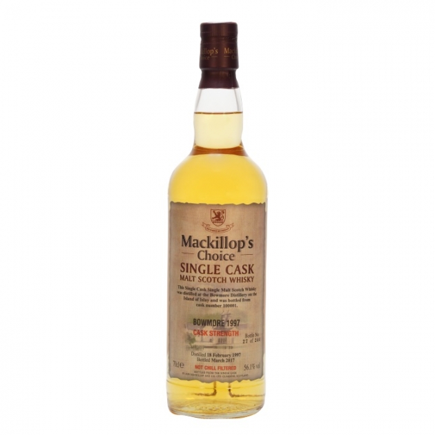 Mackillop’s Choice BOWMORE 1997 Single Cask Malt Scotch Whisky