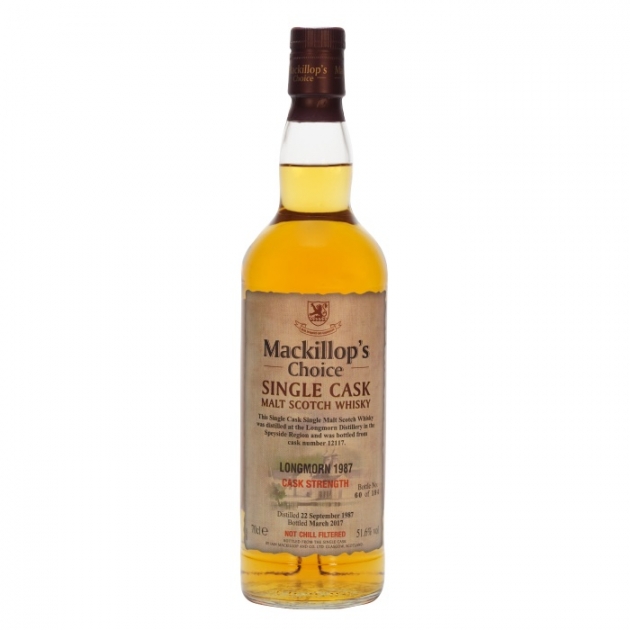 Mackillop’s Choice LONGMORN 1987 Single Cask Malt Scotch Whisky